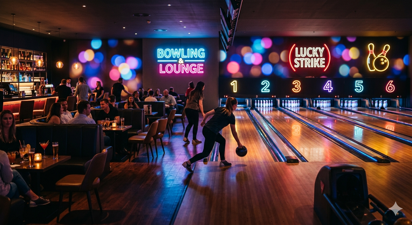 Pistes de bowling en ambiance lounge chez ApexZone